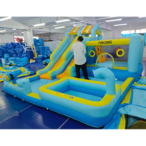 Toboggan aquatique gonflable commercial FBSPORT pour l'été, parc aquatique gonflable, jeu sportif flottant pour adultes, <span class=keywords><strong>mini</strong></span> toboggan gonflable pour <span class=keywords><strong>piscine</strong></span> - Product Image 5