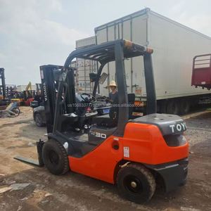 Montacargas Diésel Usado Original Japonés de 1 Tonelada, 95% Nuevo, Modelo Pequeño 2022 en Venta - Product Image 4