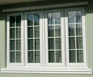 Fenêtres à battants en aluminium à double vitrage trempé sur mesure de style français pour maison résidentielle et appartement - Product Image 1