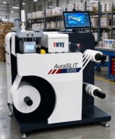 Machine de découpe automatique VOREY AuraCut S350, 10-15 couteaux, positionnement automatique des couteaux, 200 m/min, configuration rapide en 10 secondes, PDF/PLT, multi-tension