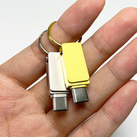 Clé USB Mini USB-C 8 Go/16 Go/32 Go/64 Go Double Mémoire Stick 2.0 OTG Clé USB Métallique iPhone 15/16 3.0 Nouvelle