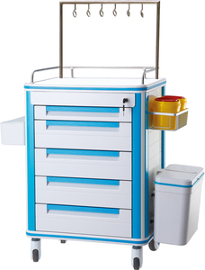 Carrello Medico Hochey in ABS, Carrello per Infermieri, Arredamento Ospedaliero, Carrello per Infusione - Product Image 1