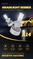 GOODZOOM Ampoule de phare de voiture LED puissante H7, ampoules de phare de voiture LED H7 Canbus H11, lumières LED super brillantes pour voiture 150w/paire