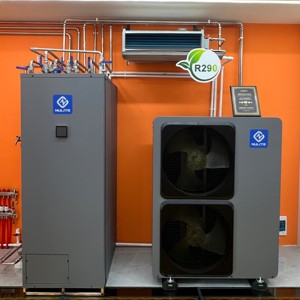 Pompe à chaleur air-eau Nulite R290 OEM ODM Wifi 16 kW 19 kW, pompe à chaleur monobloc EVI à onduleur, pompe à chaleur à air - Product Image 1