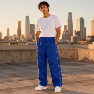Pantalones de Punto Transpirables Vintage para Hombre, Pantalones Cargo con Cordón, Pantalones Deportivos Casuales, OEM Personalizado - Product Image 2