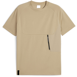 เสื้อยืดผู้ชายคุณภาพสูง OEM ขายส่ง พร้อมกระเป๋าซิปอเนกประสงค์ สำหรับเล่นกีฬา - Product Image 3