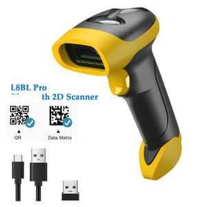 <span class=keywords><strong>NETUM</strong></span> L8BL Escáner de código de barras 2D inalámbrico L5 Lector de código de barras QR con cable PDF417, Escáner de mano de detección automática para sistema POS - Product Image 2