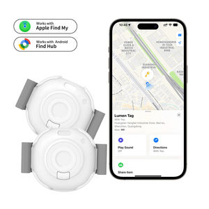 Localizador Inteligente Mini Air Tag Certificado por MFI, Alarma Antipérdida para Mascotas, Buscador de Llaves, Localizador de Objetos para IOS, Android y <span class=keywords><strong>Google</strong></span> - Product Image 1