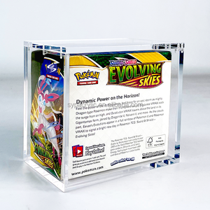 Boîte de booster <span class=keywords><strong>Pokémon</strong></span> en anglais SYP, étui en acrylique ultra-transparent, jeu de cartes à collectionner <span class=keywords><strong>Pokémon</strong></span> en anglais avec couvercle magnétique robuste, étui en acrylique - Product Image 3