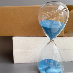 Fabricant de sabliers en verre OEM ODM, <span class=keywords><strong>sablier</strong></span> décoratif artisanal de 5, 10, 30, 60 minutes, <span class=keywords><strong>sablier</strong></span> géant en forme d'œuf en verre borosilicate - Product Image 2
