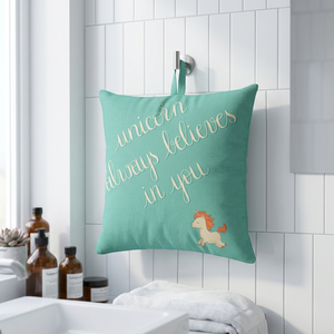 Fodera per cuscino in poliestere con stampa digitale, motivo <span class=keywords><strong>unicorno</strong></span>, bella e confortevole, per decorazione domestica - Product Image 5