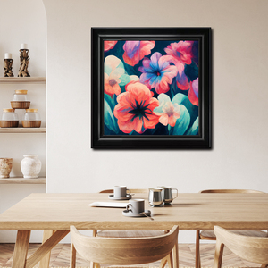 <span class=keywords><strong>Bouquet</strong></span> <span class=keywords><strong>de</strong></span> roses colorées, vase à fleurs, art mural sur toile, <span class=keywords><strong>peinture</strong></span> à l'huile florale vintage, décoration d'intérieur pour salon chaleureux - Product Image 3