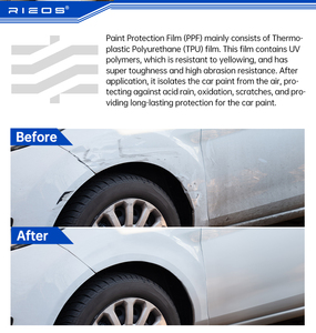 <span class=keywords><strong>Film</strong></span> de protection de peinture automobile de haute qualité pour carrosserie, auto-réparateur, en TPU à double polymérisation, revêtement hydrophobe, anti-jaunissement, anti-rayures - Product Image 3