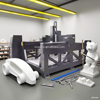 Machine de découpe et de gravure de mousse CNC 1325 4 axes de haute précision adaptée au traitement de la mousse, du polystyrène et de l'EPS