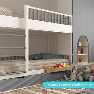 Estante creativo para mesita de noche, estante de almacenamiento de escritorio de una sola capa, color madera de bambú, para uso doméstico y en hoteles - Product Image 5