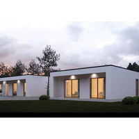 Villa préfabriquée moderne de luxe à assemblage rapide, en acier galvanisé, avec murs en mousse de ciment préfabriquée