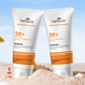 Private Label Coréen Spf50 Pa ++++ Bloqueur solaire organique pour le visage