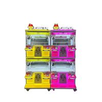 Machine à griffes mini en métal personnalisée pour 4 joueurs avec écran LED - Arcade compacte à monnayeur pour centres commerciaux
