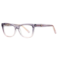 Lunettes de vue classiques pour femmes MS 92637, monture géométrique TR90, anti-lumière bleue, branches minimalistes, légères, polyvalentes, pour un usage quotidien