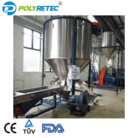 Machine à granulés de mousse EPS haute capacité Polytec, vis simple, puissance 110 kW, tension 380 V, garantie 1 an pour le recyclage des plastiques