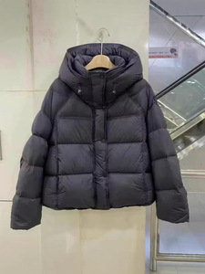 Doudounes Wintu pour Femme en Duvet de <span class=keywords><strong>Canard</strong></span>, Capuche Décontractée, Fermeture Éclair, Polyester, Logo Privé Personnalisé, Col Montant, Style Hivernal - Product Image 3