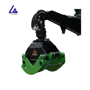 Grappin à <span class=keywords><strong>bois</strong></span> léger LG <span class=keywords><strong>pour</strong></span> mini-excavatrice, commande hydraulique, idéal <span class=keywords><strong>pour</strong></span> la manutention du <span class=keywords><strong>bois</strong></span>, du <span class=keywords><strong>bois</strong></span> de construction et des roches, matériau durable - Product Image 2