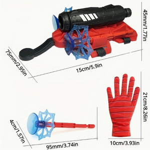 Juguetes de <span class=keywords><strong>Spiderman</strong></span> de Alta Calidad para Niños, Lanzador de Disfraces de Plástico, Disfraz de Superhéroe <span class=keywords><strong>Spiderman</strong></span>, Lanzatelarañas Real - Product Image 6