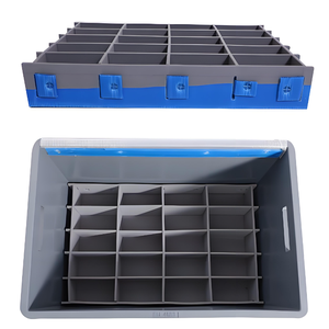 Chống ẩm chống tĩnh ESD sóng PP coroplast nhựa điện tử tách hộp lưới với vách ngăn corflute bên trong - Product Image 6