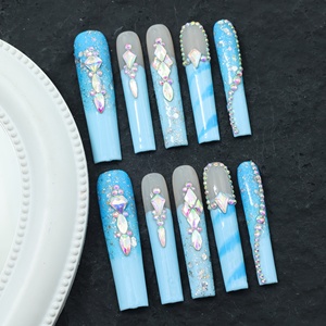 Uñas Postizas Francesas de Cobertura Completa al por Mayor, Marca Privada, Uñas Postizas Hechas a Mano de Alta Calidad - Product Image 3