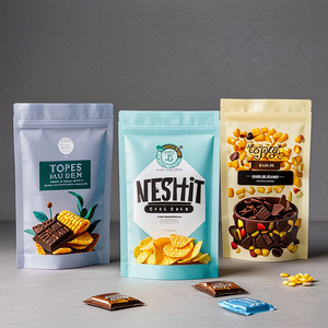 Custom Logo Gravure Printed Recyclable Stand up Pouch with Zipper Top for Nuts and Snacks Food Packaging - Product Image 6