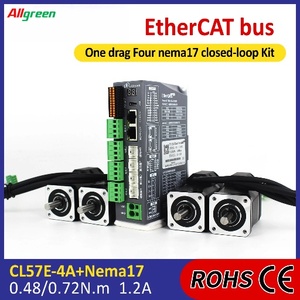 ชุดควบคุมมอเตอร์สเต็ปเปอร์ 4 แกน DC24V~50V1.2A 1000PPR 0.48/0.72N.m 2 เฟส Nema17 พร้อมชุดไดรเวอร์มอเตอร์สเต็ปเปอร์แบบวงปิด - Product Image 2