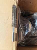 Nettoyeur de canalisations électrique robuste pour chaudière/échangeur de chaleur/condenseur avec brosse de rechange en acier inoxydable, fonctionnement manuel, neuf