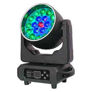 19pcs 15w rgbw 4 ב 1 הוביל שטיפת זום אור ראש נע אור עם רצועות <span class=keywords><strong>dmx</strong></span> שליטה 3200k-5600k עבור מועדון לילה מסיבת לילה במלון dj - Product Image 5