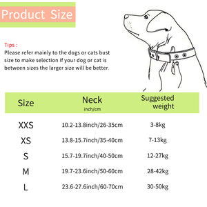 Aanpasbare Luxe Kraag Voor Huisdieren Intrekbaar Gaas Met Solide Patroon In Modekleuren Premium Dikke Grote Hondenhalsbanden - Product Image 6