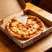 Cajas de Cartón para Pizza Reforzadas, Personalizadas con Logotipo, Tamaños Personalizados OEM, Caja de Papel para Pizza para Llevar de Gran Volumen