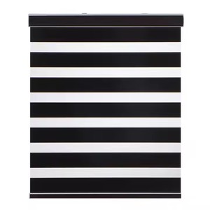 Solid Color Zebra <strong>Blinds</strong> Villa <strong>Area</strong> Adjustable Light Blackout Curtains with Built-<strong>in</strong> Motor Can Connect to Mobile Phone - Product Image 3