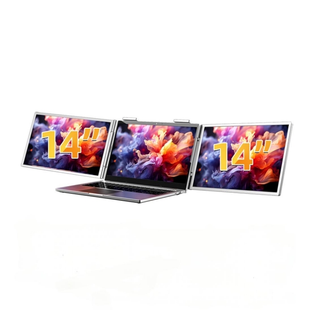 Hot OEM ODM Direct Factory Triple Laptop Screen Extender 14 Inch Type-C Tri Screen Screen Extension for Laptop