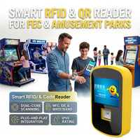 Sistema de Gestión de Lectores de Tarjetas RFID ZAH para Máquinas de Juegos de Arcade, Pago sin Efectivo en Parques de Atracciones, Español, Inglés, Japonés