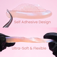 Rouleaux professionnels auto-adhésifs pour rehaussement de cils, tampons réutilisables pour permanente de cils, 8 boucliers de rehaussement de cils