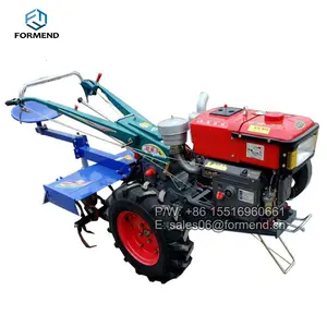 8-22hp Tay Đi Bộ 2 Hai Bánh Máy Kéo Với Cày Đôi