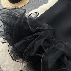 Nuovo abito con fiocco senza maniche con scollo a V modello abito in Mesh - Product Image 5