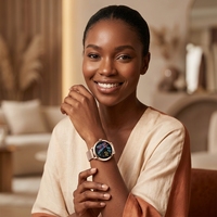 Elegante Reloj Inteligente para Mujer con Llamadas BT, Carátulas Personalizables, Aleación de Oro y Plata, Relojes Inteligentes Personalizados, Directo de Fábrica