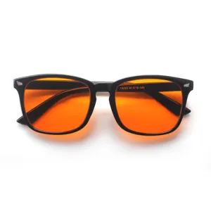 2024 Sunray 8082 Nieuwe Oranje Rode Lens Computer Brillen Gaming Optische Frames Anti Blauw Licht Blokkering Heren Vrouwen Bril