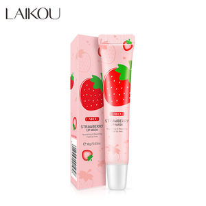 Crema per Labbra Femminile Laikou 18g, Maschera Labbra Impermeabile, Contenitore con Fragranza di <span class=keywords><strong>Fragola</strong></span>, Stick Idratante <span class=keywords><strong>e</strong></span> Nutriente per Labbra Voluminose - Product Image 2