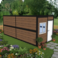 Maison de conteneur mobile préfabriquée moderne micro résidentielle économique de 15/20 pieds, cabine de vente, salle de stockage