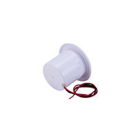 Supersiren PS-05 Berkualitas Tinggi 108 DB Buzzer Piezo Kecil Alarm Sirine Enam Nada Tunggal Berkabel Terpasang di Dinding Tahan Air CE