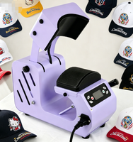 Presse à chaud électrique automatique CYCH2358 110V pour casquettes, avec moule en aluminium, coussinet en silicone et minuterie numérique pour transfert thermique