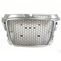 Grille avant en nid d'abeille noir brillant style RS3 pour Audi A3 S3 8P.5 2008 2009 2010 2011 2012