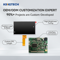 Module d'affichage LCD TFT IPS Kingtech OEM 7 pouces 1024x600, interface MIPI, large plage de température -30~85°C ℃   Écran de qualité industrielle