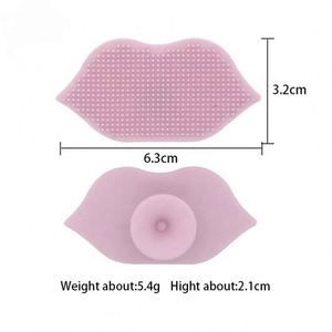 Double-Sided <b>Silicone</b> Lip Exfoliator Brush Manual Lip Scrubber Exfoliating Massage <b>Tool</b> for Smooth Fuller Lips Reusable - Product Image 2